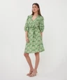 EsQualo Jurk HS26.14210 Groen 1