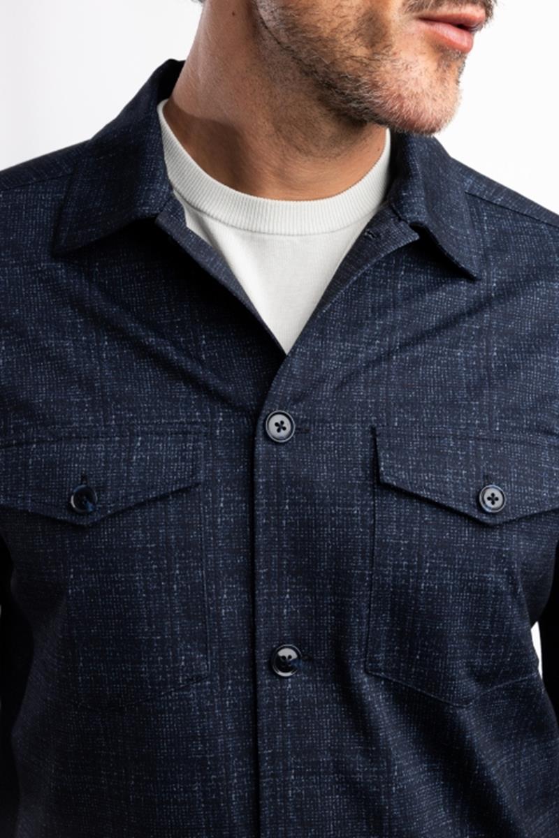 Blue Industry Overshirt NapoliW25-M2 Blauw 4