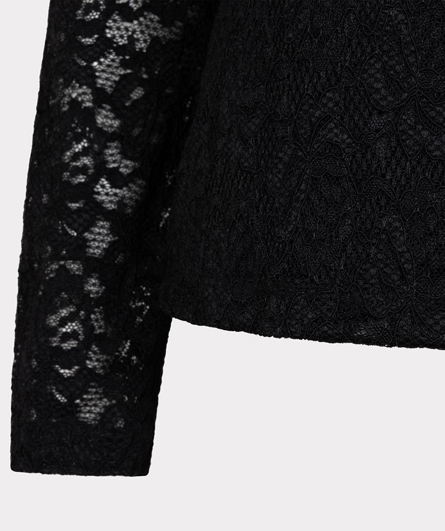 EsQualo Longsleeve W25.30713 Zwart 3