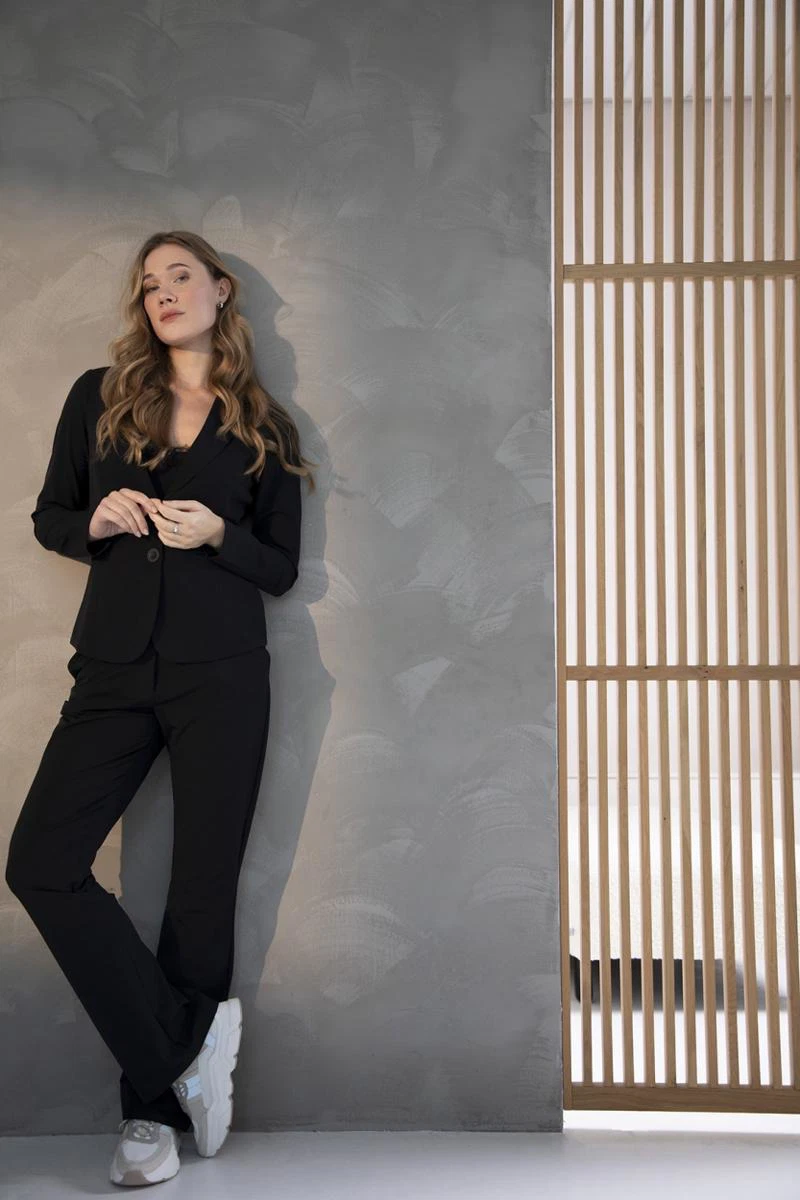 &Co Woman &Co Woman Blazer Phileine Travel Zwart 5