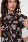 Geisha Blouse 63212-20 Bruin 4