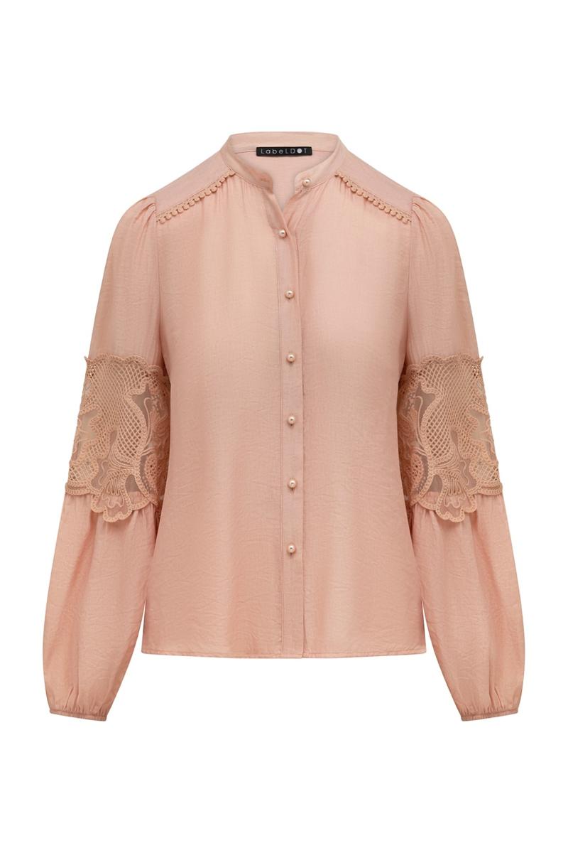 Label DOT Blouse 2621024 Roze 2