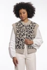 Rino & Pelle Gilet Elona Beige 1