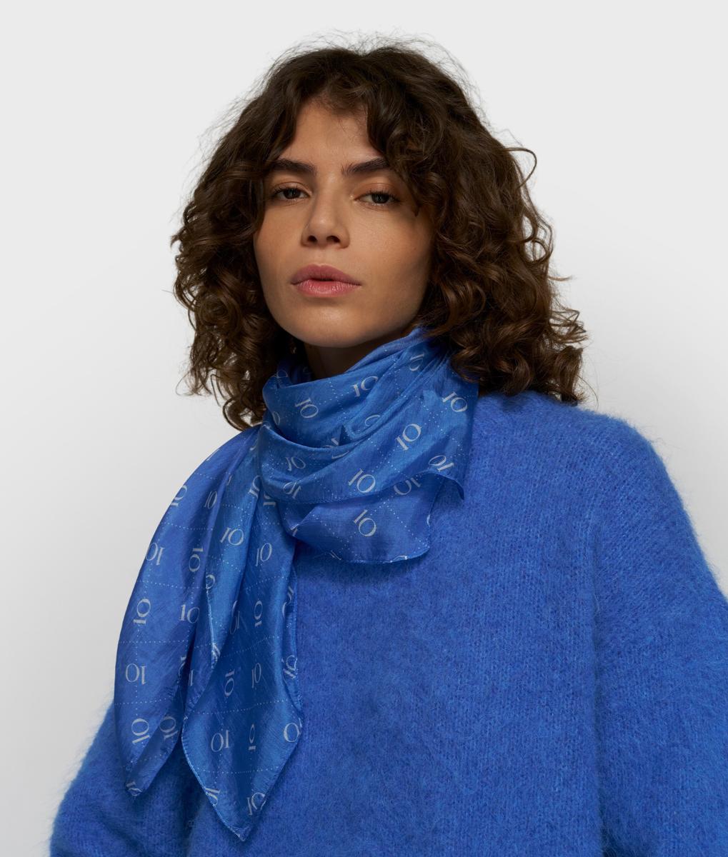 10DAYS Sjaal 20-908-6203 Blauw 1