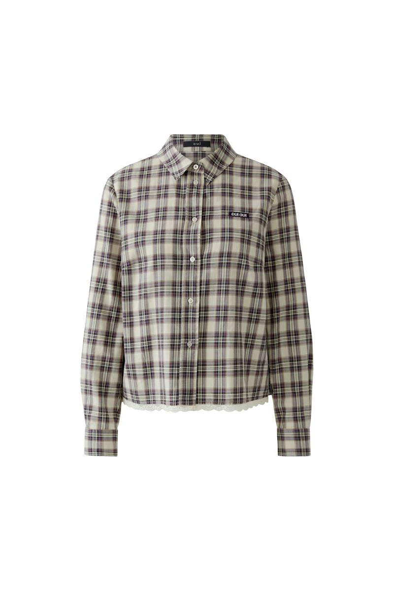 Oui Blouse 0100416 Bruin 2