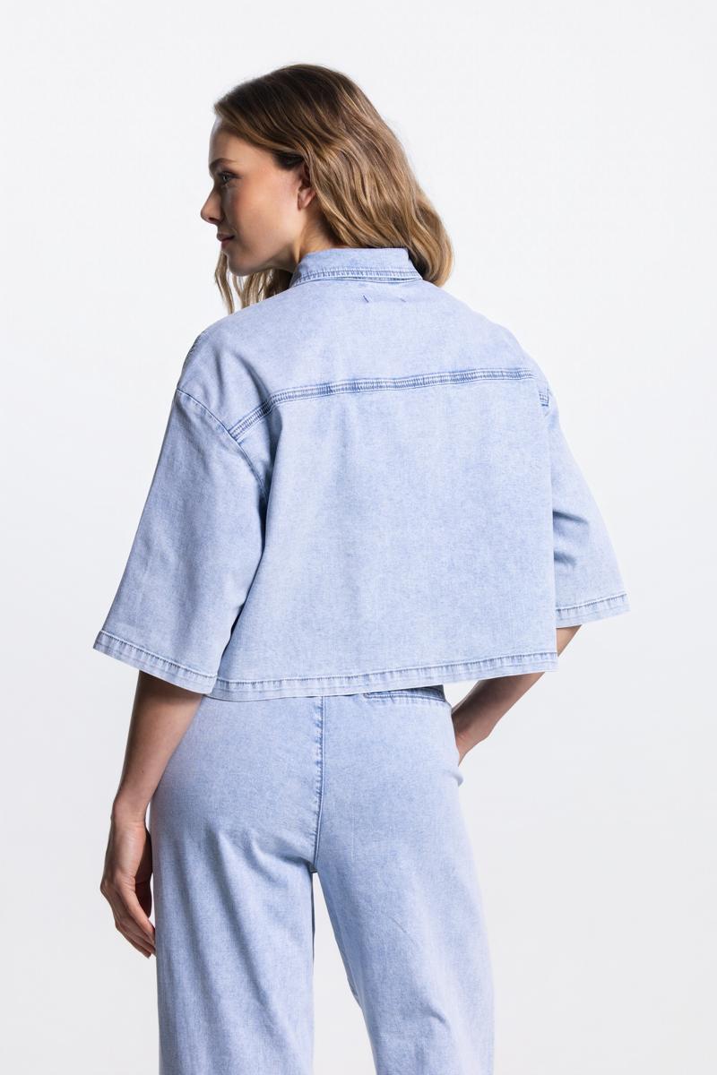 Jansen Amsterdam Blouse Mabel Blauw 3