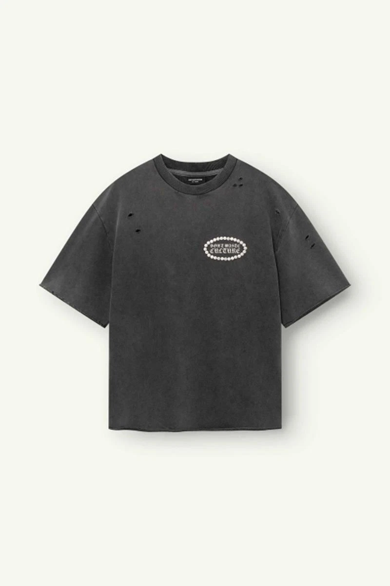 Don't waste culture T-Shirt Alune Zwart 3