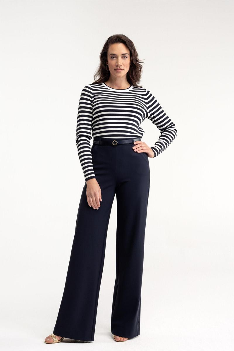 Studio Anneloes Studio Anneloes Pantalon Lexie LONG bonded Blauw 4