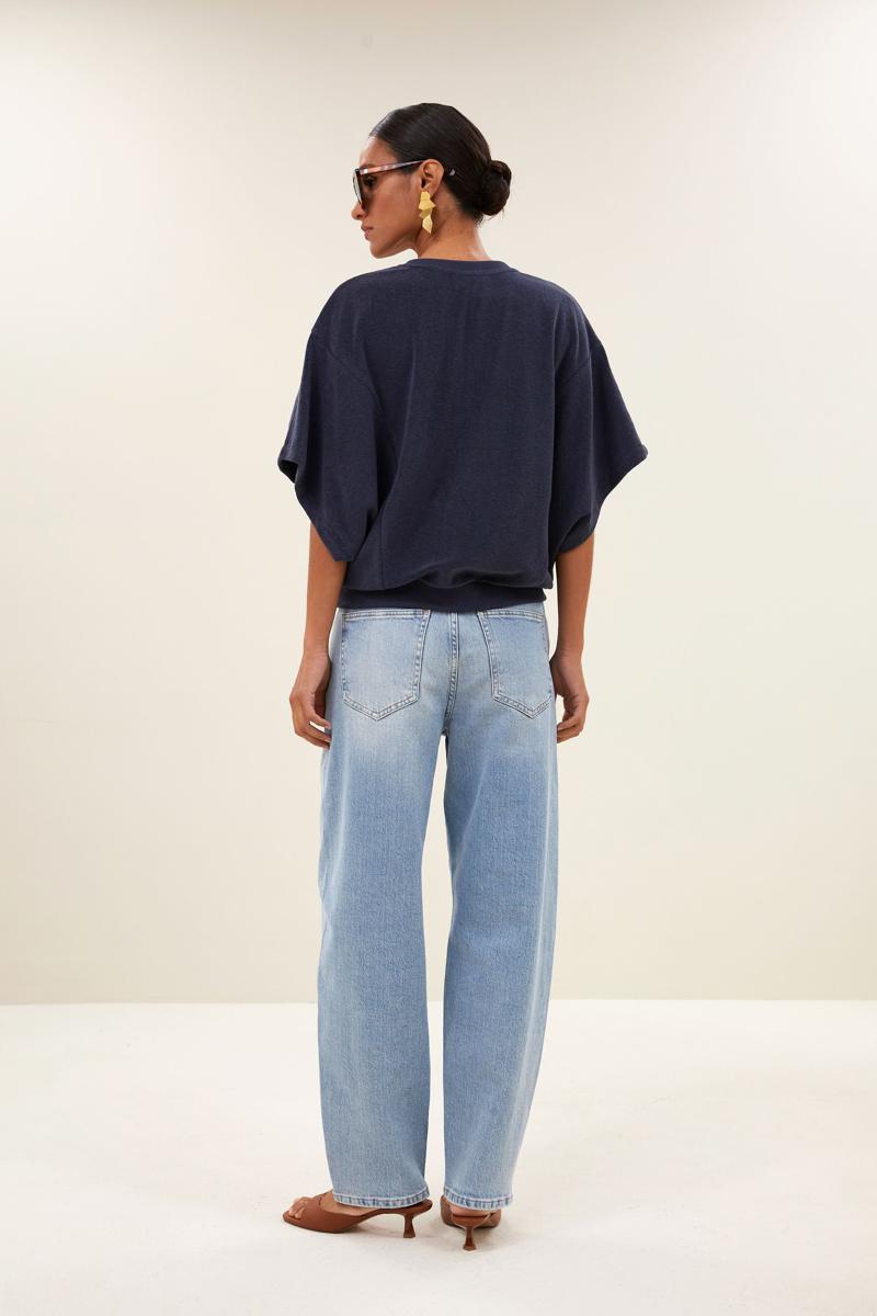 By-Bar T-Shirt Nuki Blauw 5