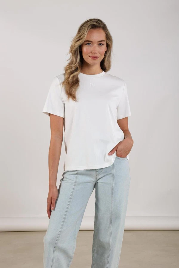 NUKUS T-Shirt Luna Off-White 1
