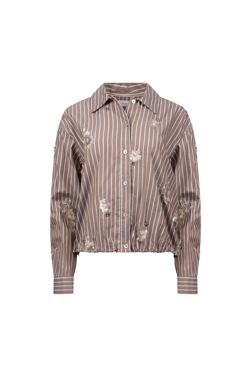 NUKUS Blouse NKF02137 Taupe 1