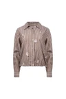 NUKUS Blouse NKF02137 Taupe 1