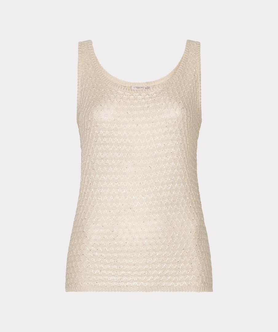 EsQualo Top HS26.02214 Beige 1