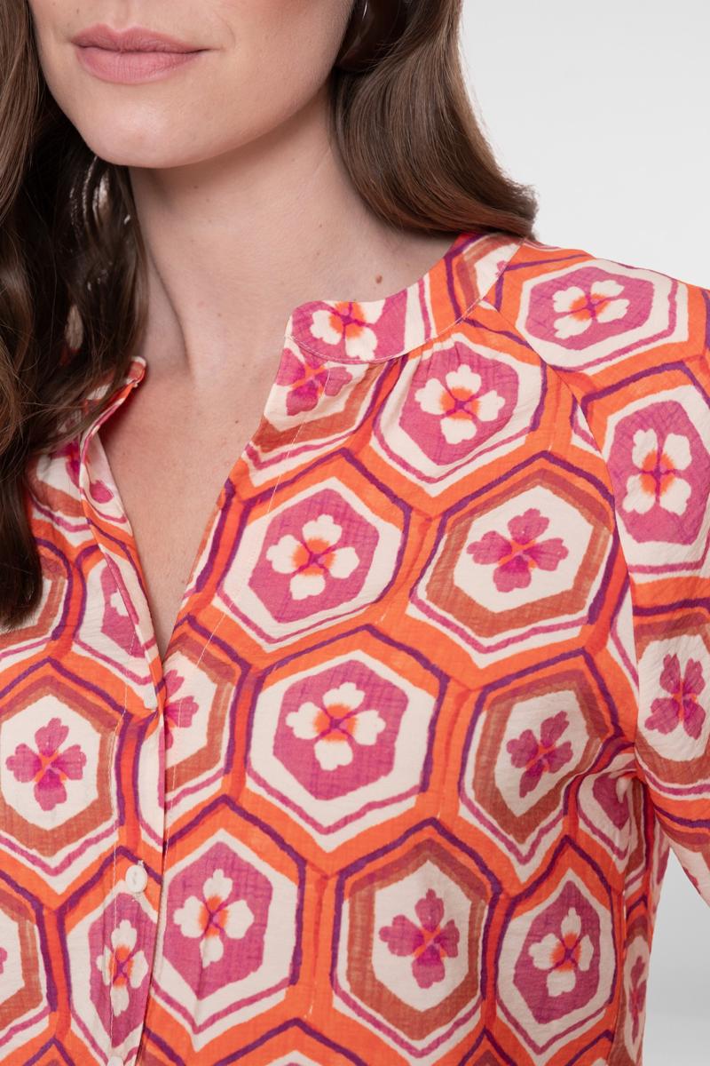 Geisha Blouse 63245-20 Oranje 4