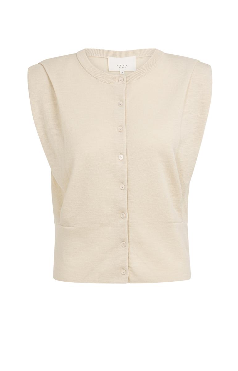YAYA Vest 01-010158-605 Off-White 1