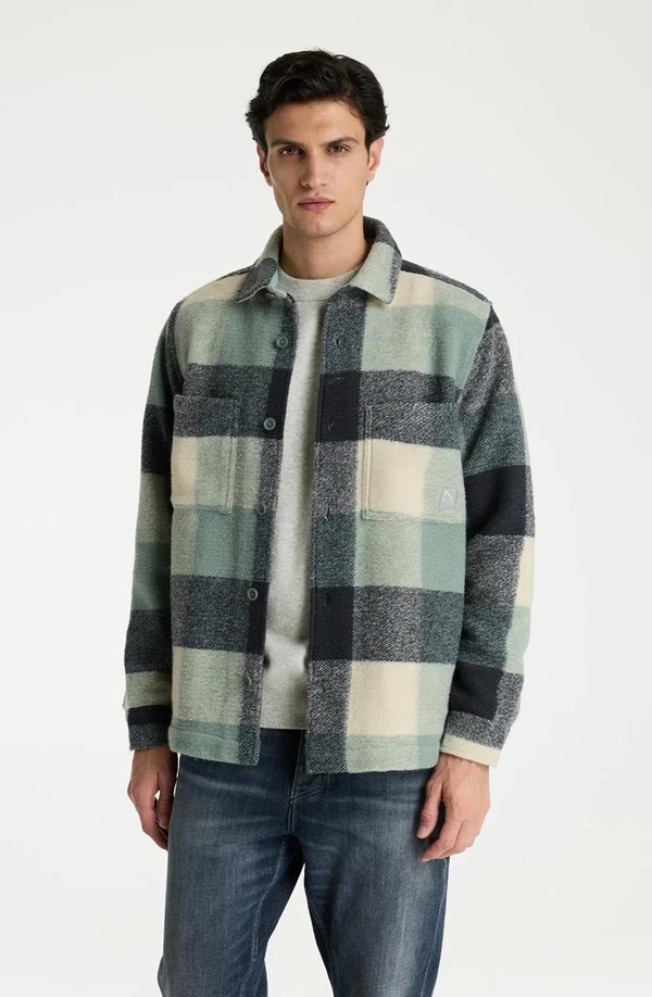 CHASIN Overshirt Modus Groen 1