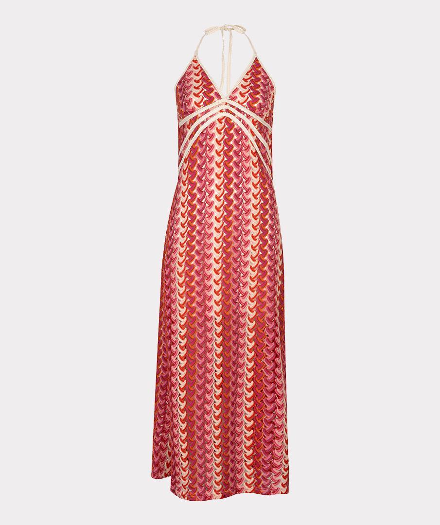 EsQualo Jurk HS26.28222 Rood 1