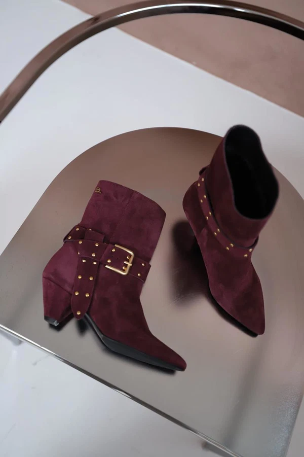 Babouche Laarzen Anine Rood 1