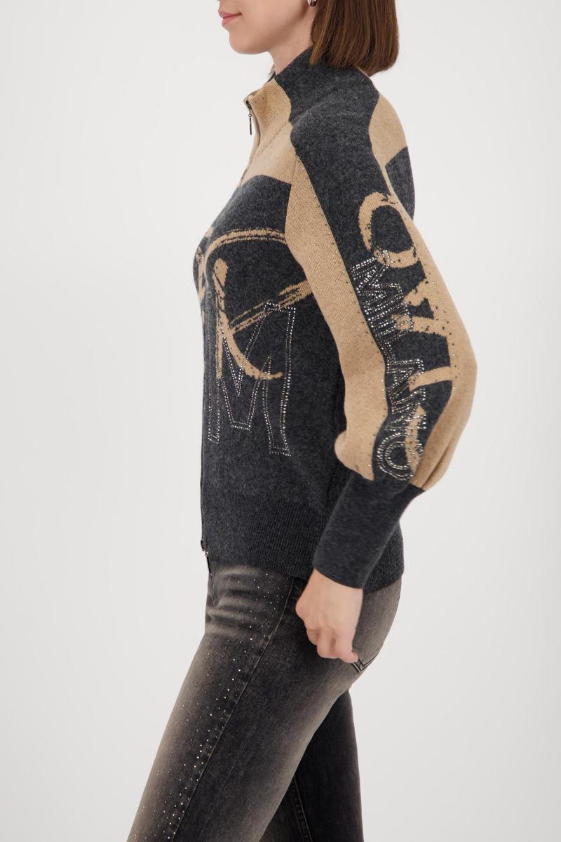 Monari Vest 809555 Grijs 4