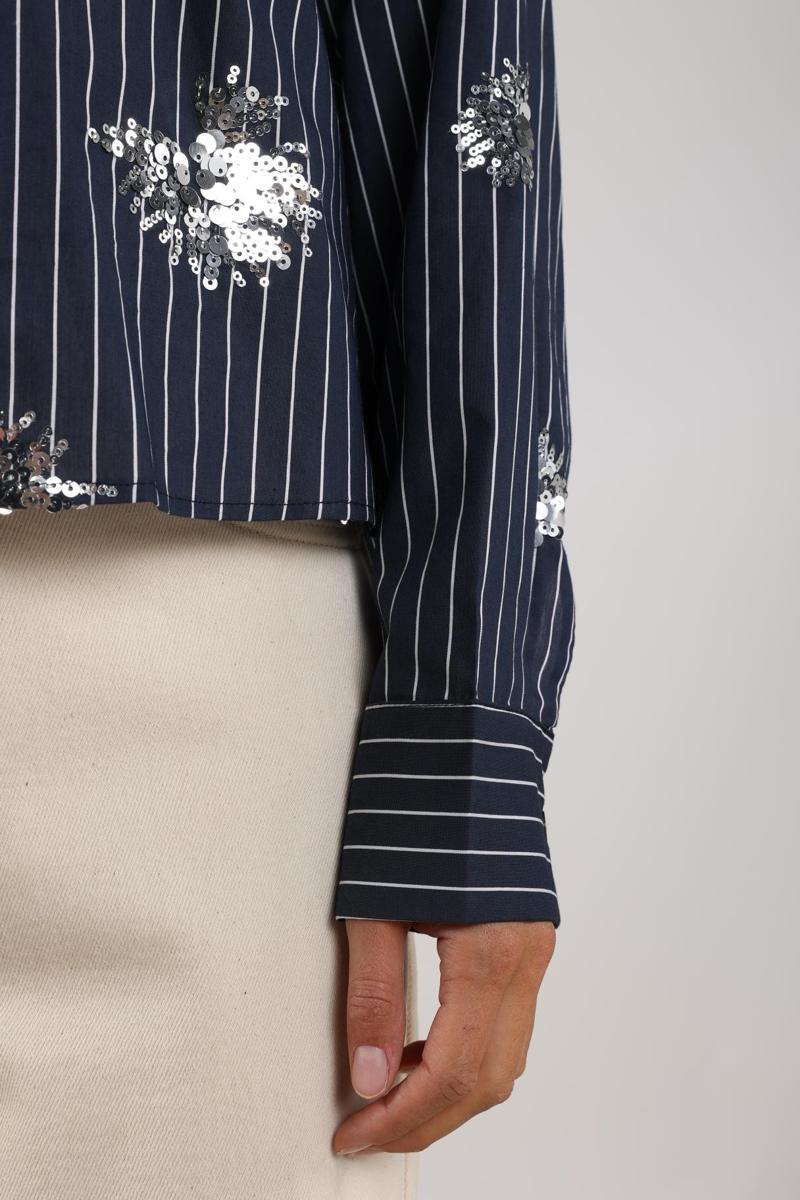 NUKUS Blouse Tessa Blauw 6