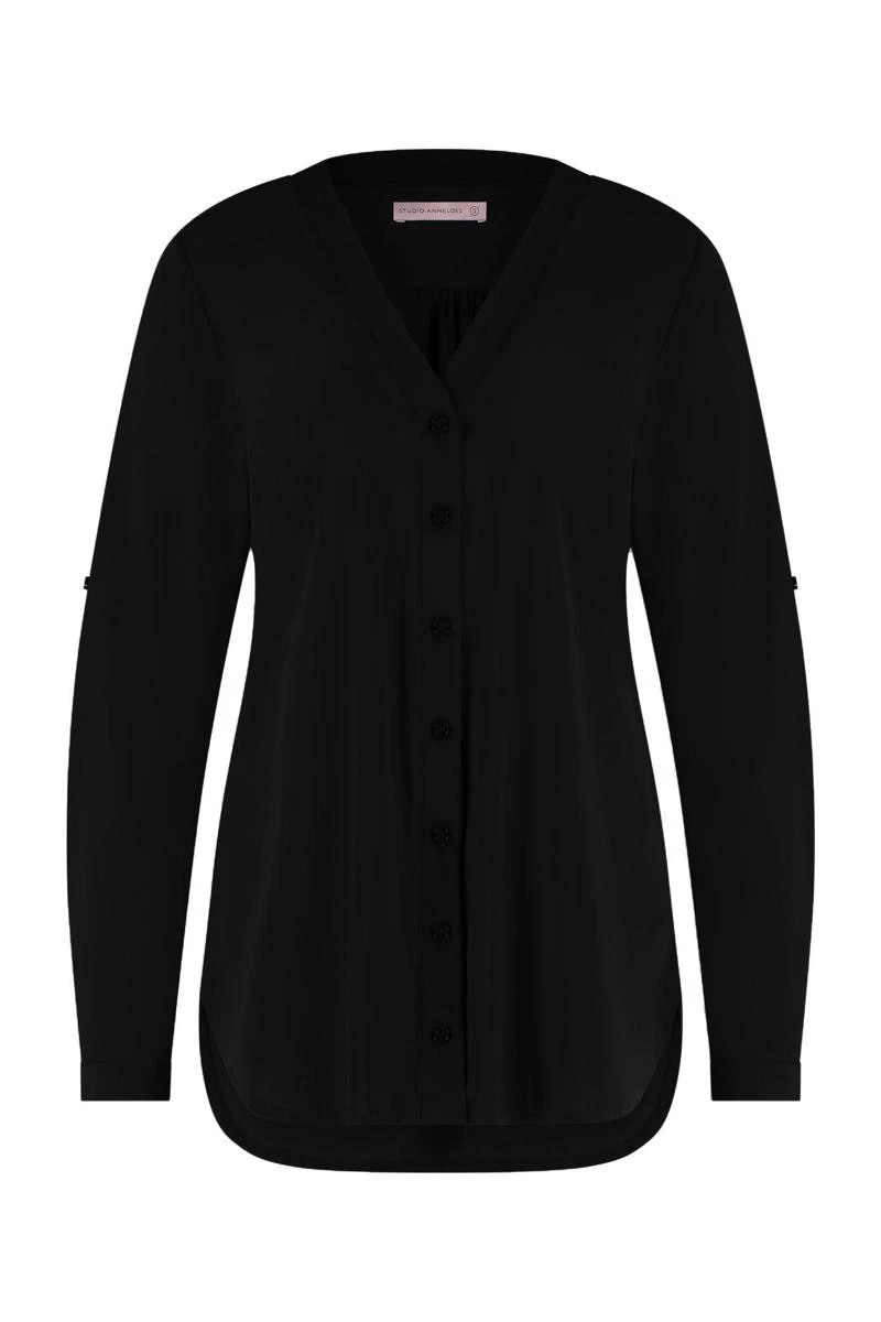 Studio Anneloes Blouse Evi Zwart 1