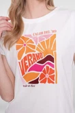 Geisha T-Shirt 62355-24 Off-White 4