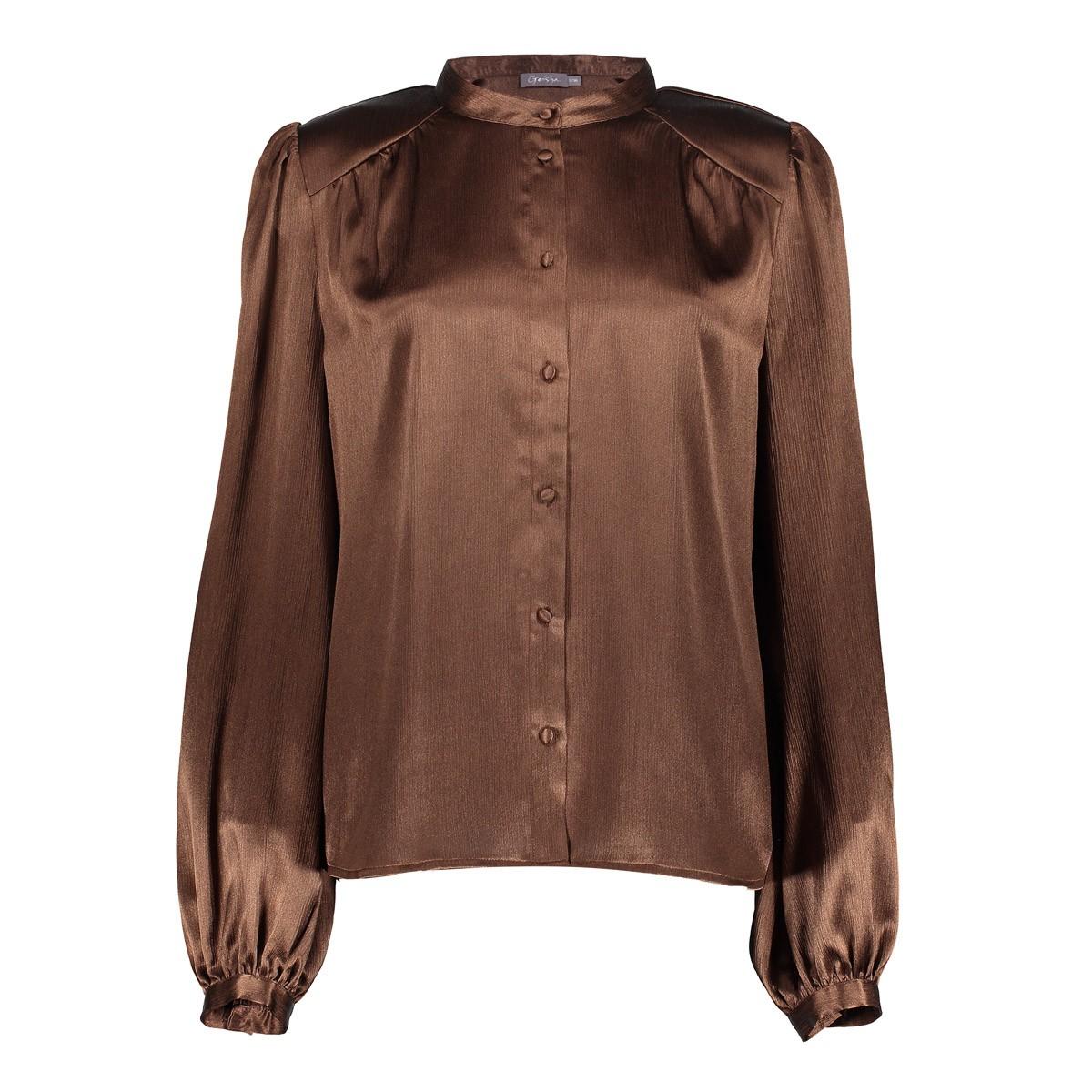 Geisha Blouse 63615-14 Bruin 2
