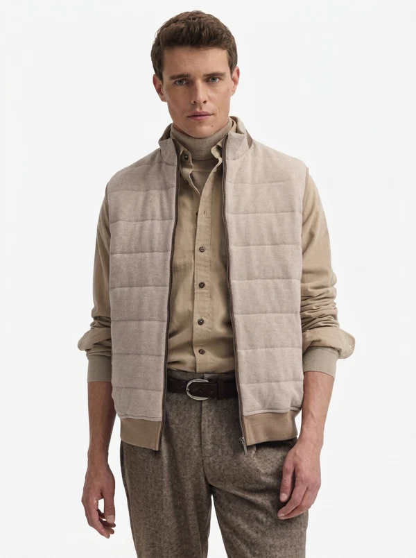 Bugatti Vest 25053F 8800 Beige 1