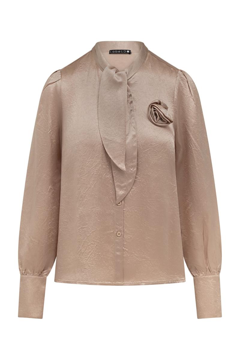Label DOT Blouse 2621010 Beige 3