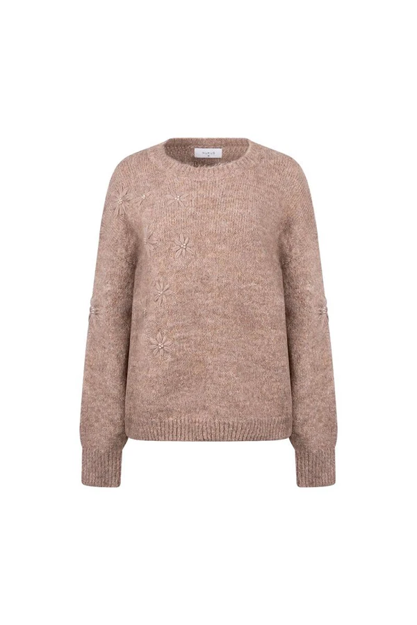 NUKUS Trui NKF03046 Taupe 1