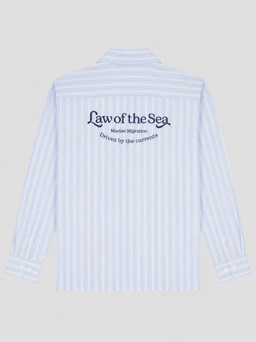 Law of the Sea Overshirt Squall Blauw 4