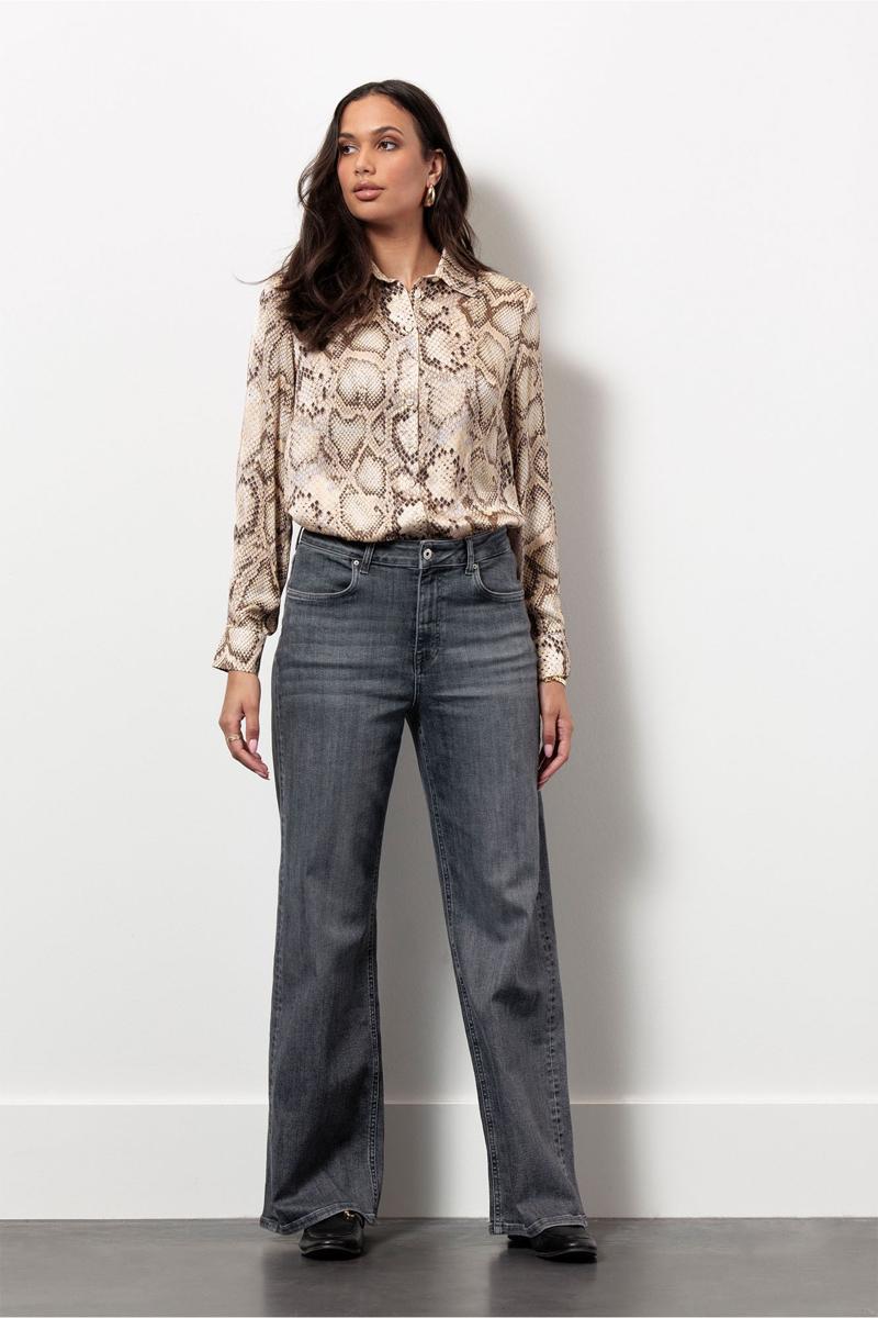 Studio Anneloes Blouse Bobby Snake Geel  3