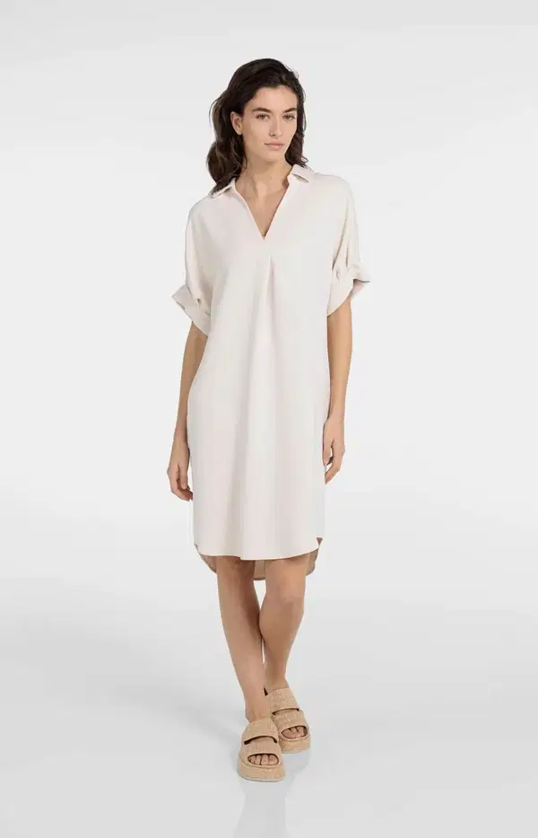 YAYA Jurk 01-601218-604 Beige 1