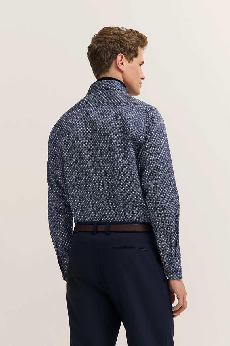 Bugatti Overhemd 88506D 9750 Blauw 3