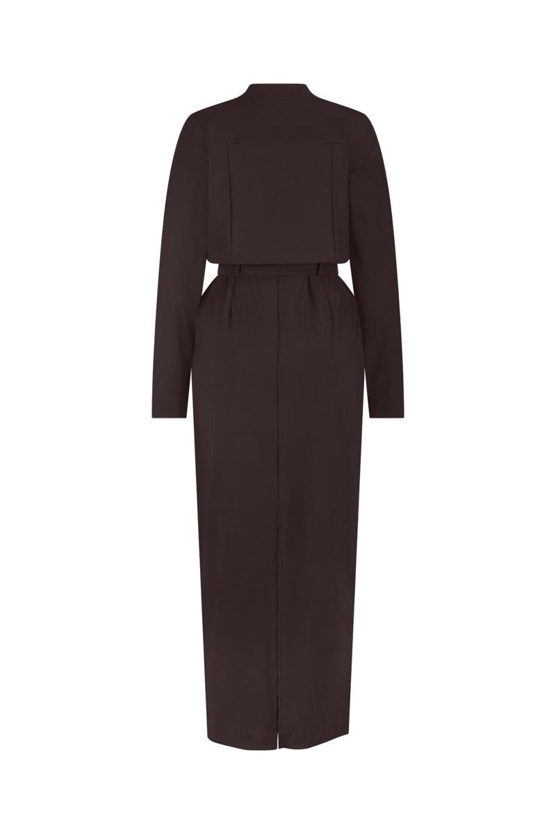 Studio Anneloes Jurk Jette cargo dress Bruin 3