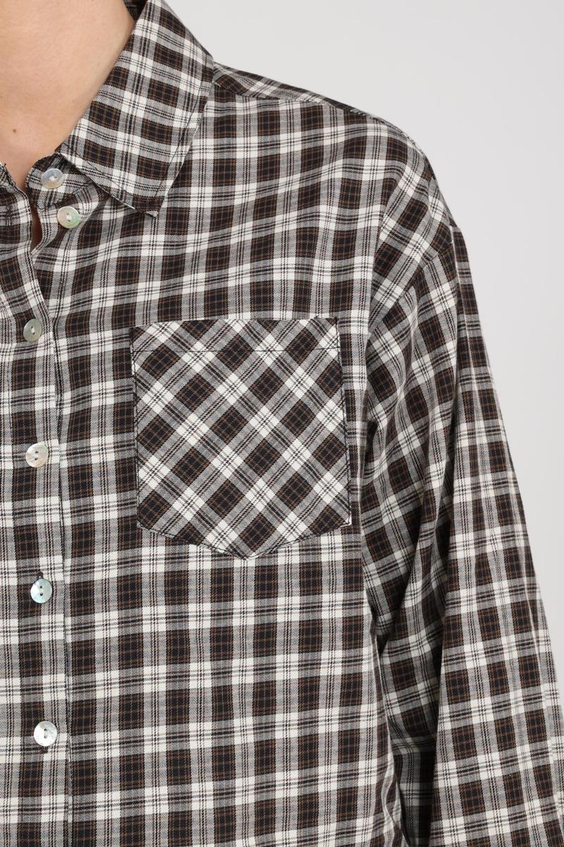 NUKUS Blouse NKF02261 Bruin 2
