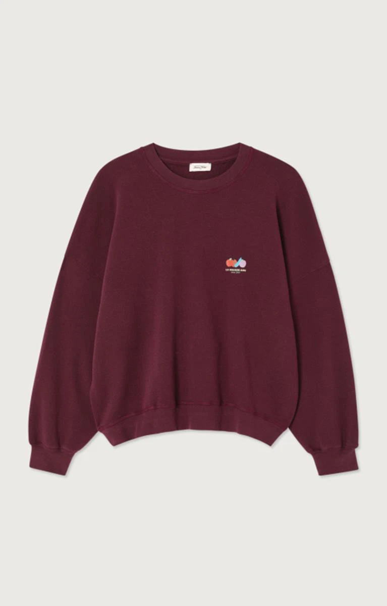 American Vintage Sweater Atubay Rood 1