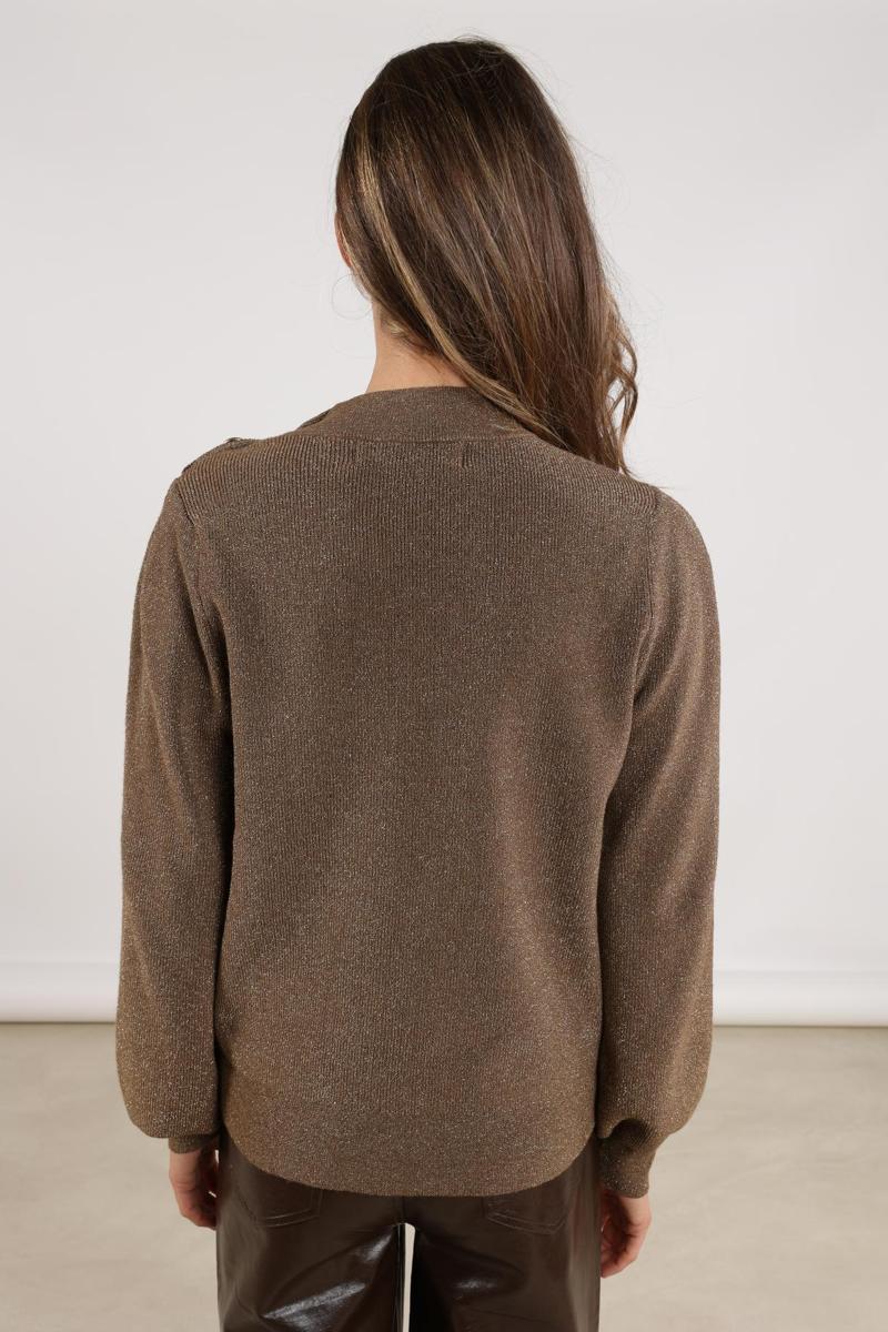NUKUS Trui NKF03026 Taupe 3