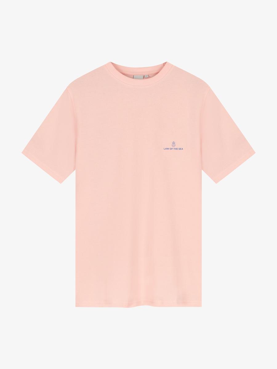 Law of the Sea T-Shirt LAW-10432 Roze 1