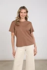 NUKUS T-Shirt NKF04012 Taupe 3