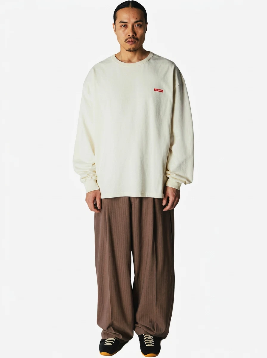 WOODBIRD Sweater Joes Off-White 1