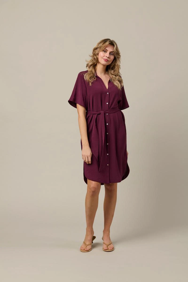 &Co Woman Jurk Margo Paars 1