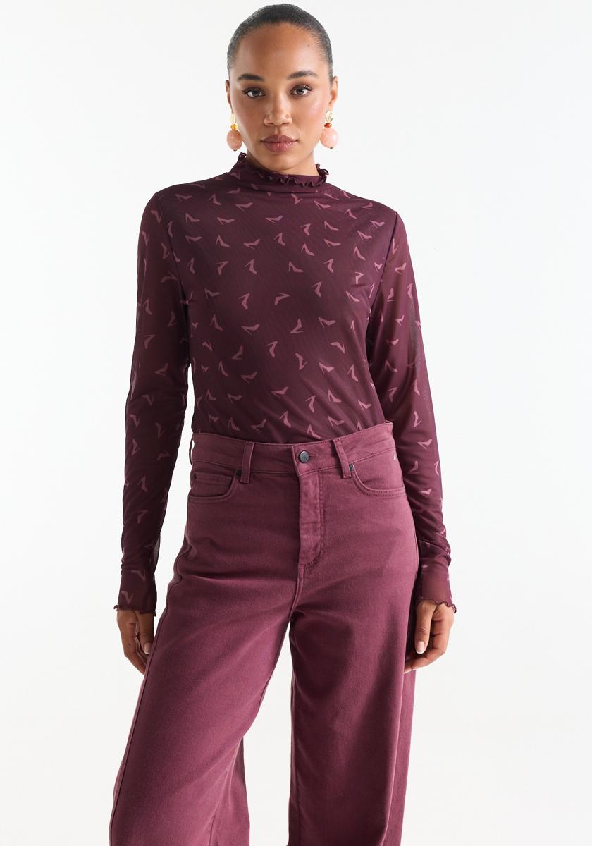 Jansen Amsterdam Longsleeve Jola Rood 1