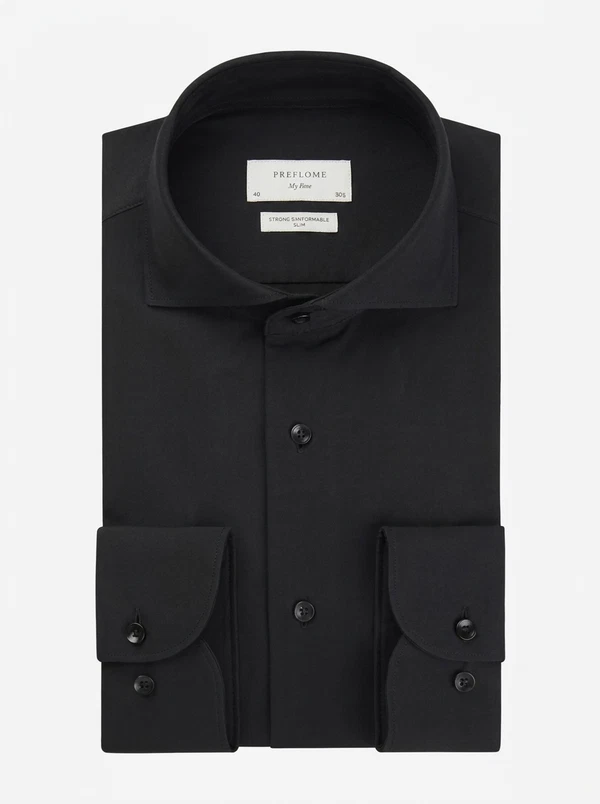 Profuomo Overhemd Hux Zwart 1