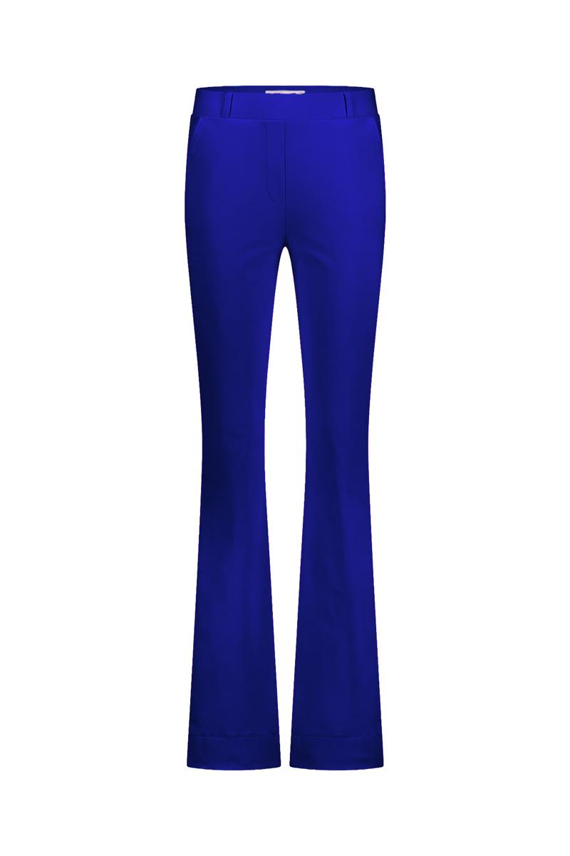 Studio Anneloes Pantalon Flair bonded trou Blauw 1