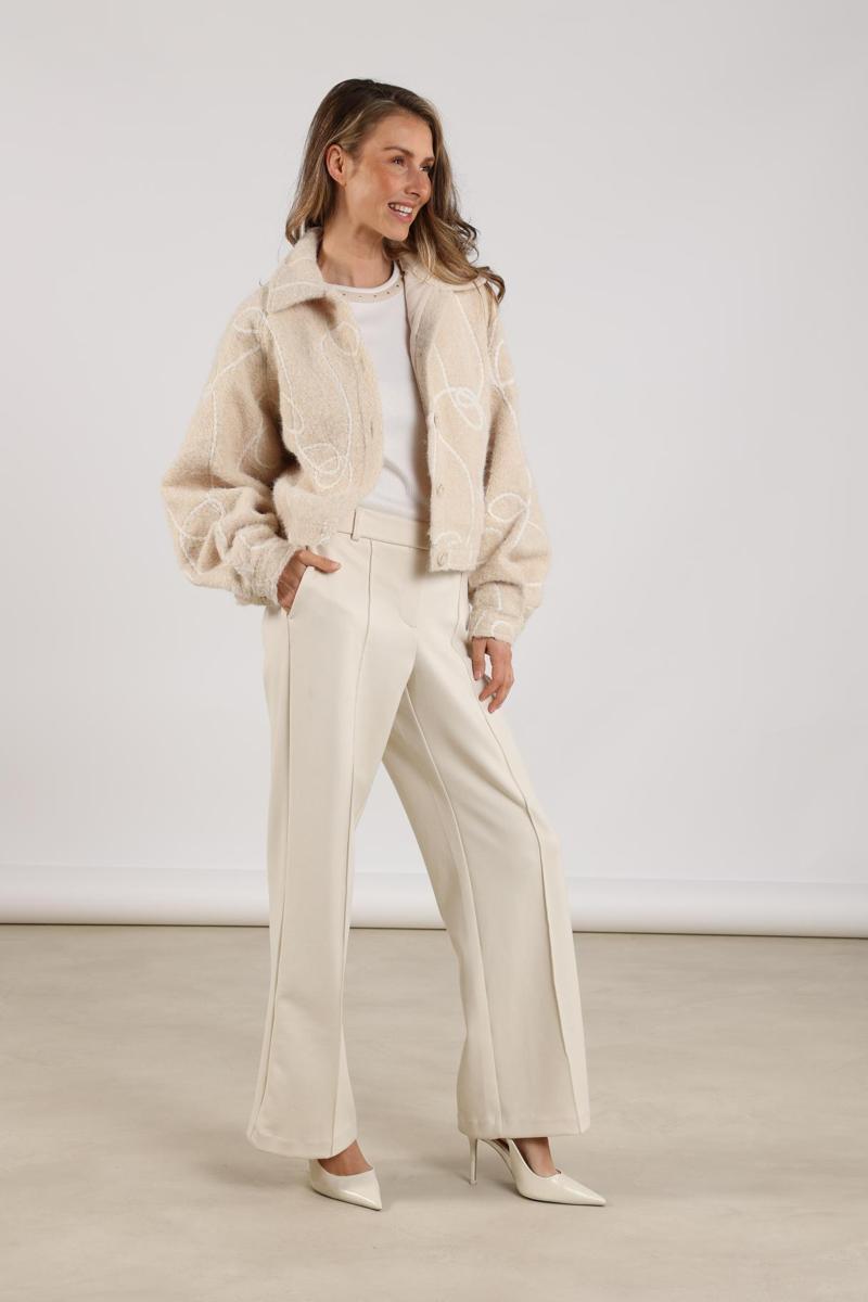 NUKUS Pantalon Jill Off-White 4
