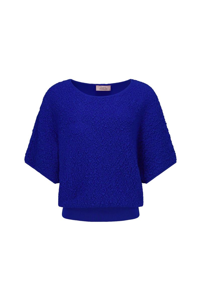 Studio Anneloes Trui Lenti structure p Blauw 1