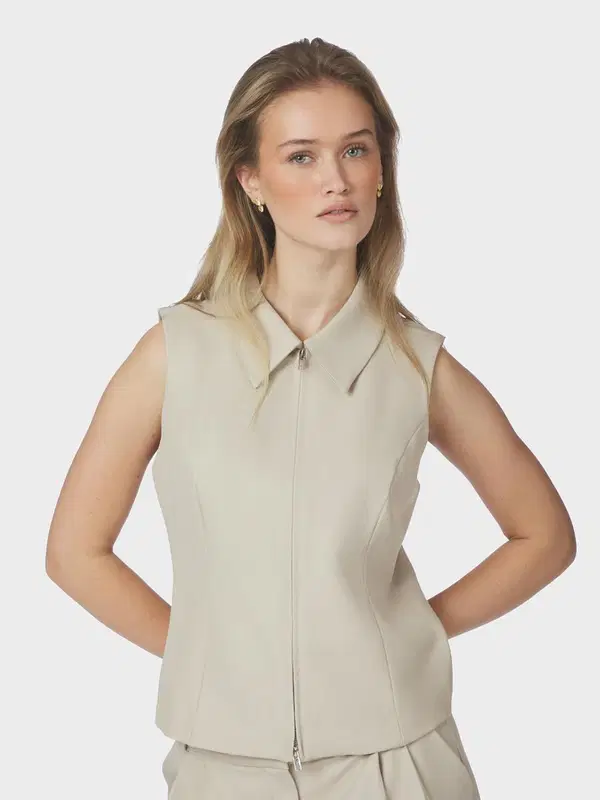 Neo Noir Gilet Annabella Off-White 1