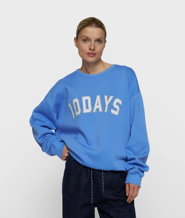 10DAYS Sweater 20-830-6203 Blauw 1