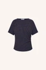By-Bar Blouse Lola Check Blauw 2